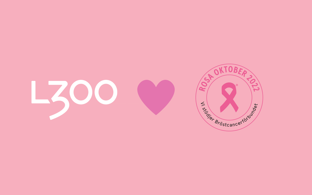 L300 stödjer Bröstcancerförbundet och vill få fler att undersöka brösten som del av hudvårdsrutin