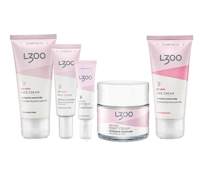 L300 intensive moisture är en hudvårdsserie för torr hud